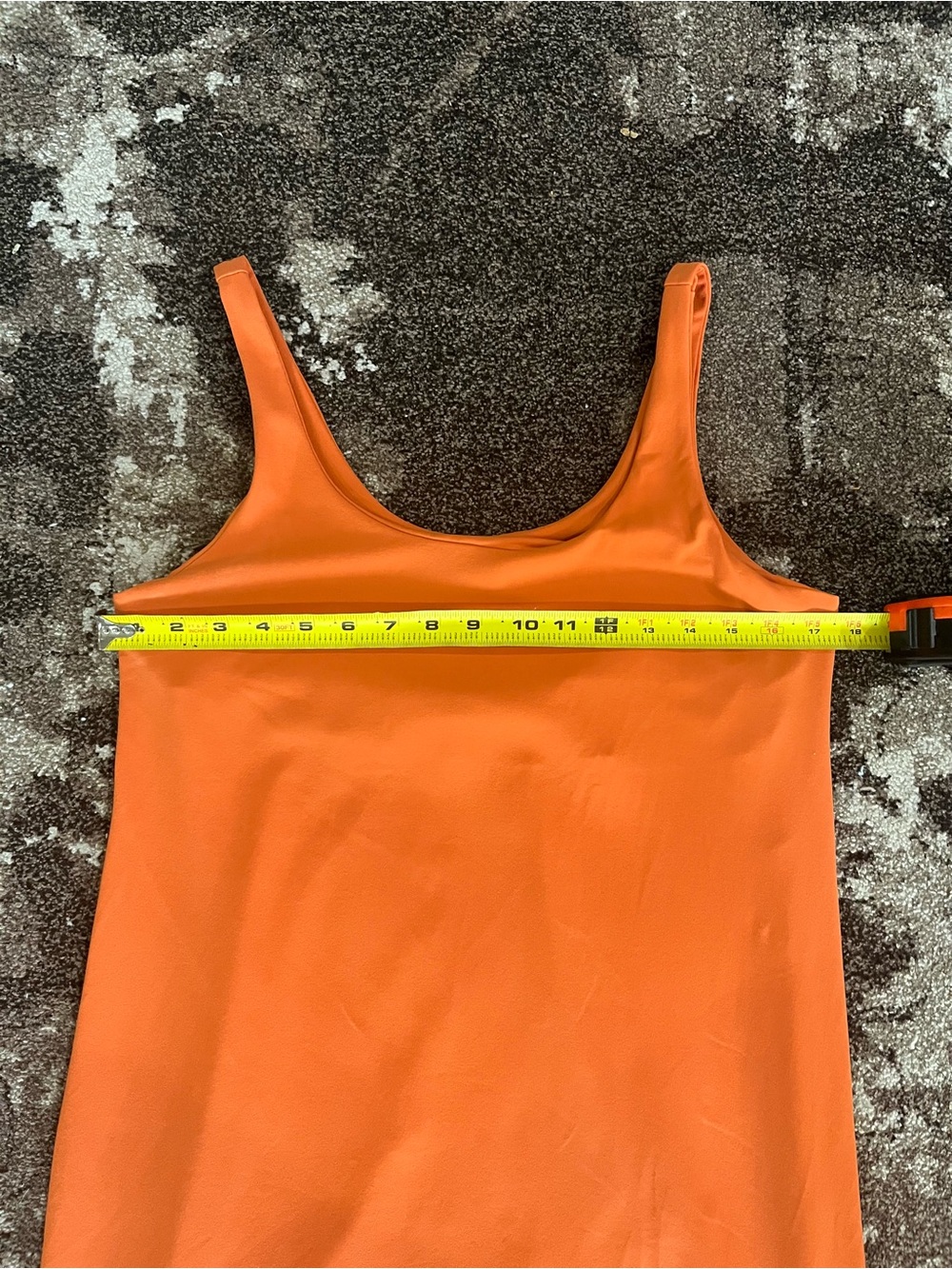 Susana Monaco Orange Scoop Neck Slip Dress - Picture 7 of 8